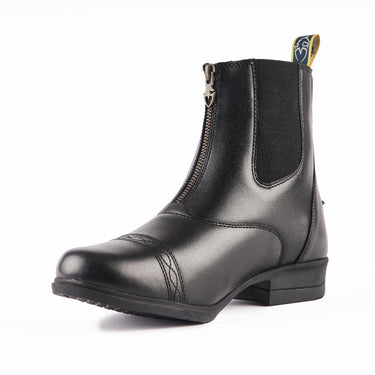 Buy the Shires Moretta Black Clio Synthetic Children's Paddock Boots | Online for Equine