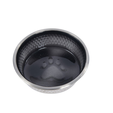 Buy Weatherbeeta Non-Slip Stainless Steel Shade Black Dog Bowl | Online for Equine