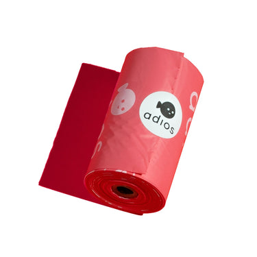 Adios Non Handle Poo Bags Single Roll