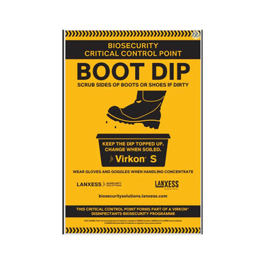 Buy Lanxess Virkon Boot Dip Sign | Online for Equine