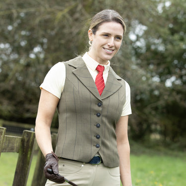 Equetech Green Ladies Bellingham Deluxe Show Waistcoat