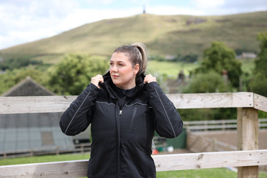 Buy Cameo Equine Black Thermo Winter Riding Jacket | Online for Equine