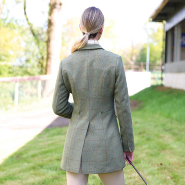 Buy the Equetech Ladies Claydon Beaufort Tweed Riding Jacket | Online for Equine