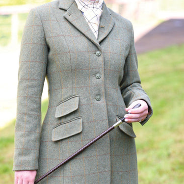 Buy the Equetech Ladies Claydon Beaufort Tweed Riding Jacket | Online for Equine