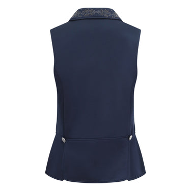 Equetech Blue Ladies Crystal Dressage Waistcoat