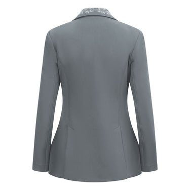 Equetech Grey Ladies Crystal Showerproof Competition Jacket