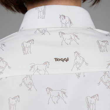 Toggi Winter White Horse Print Eaton Womens Shirt