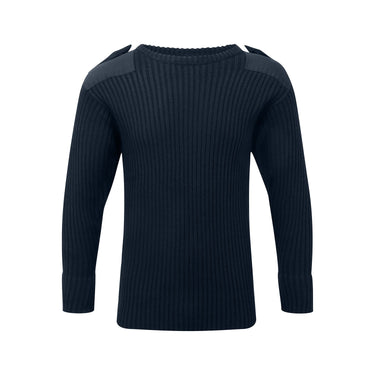 Buy Fort Mens Crew Neck Combat Jumper Navy Blue | Online for Equine