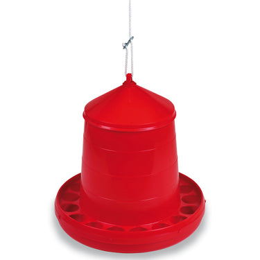 Gaun Poultry Feeder Plastic Red