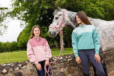 Buy LeMieux Young Rider Kate Quarter Zip Sweat Blossom | Online for Equine