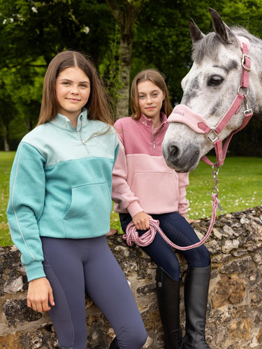 Buy LeMieux Young Rider Kate Quarter Zip Sweat Blossom | Online for Equine