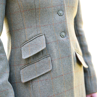 Buy the Equetech Ladies Claydon Beaufort Tweed Riding Jacket | Online for Equine