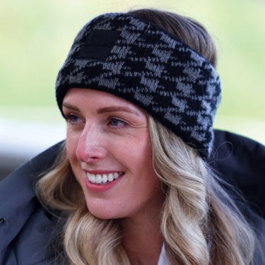 Buy the Equetech Houndstooth Knit Headband | Online for Equine