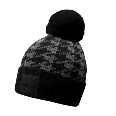 Buy the Equetech Houndstooth Waterproof Knit Pom-Pom Hat | Online for Equine