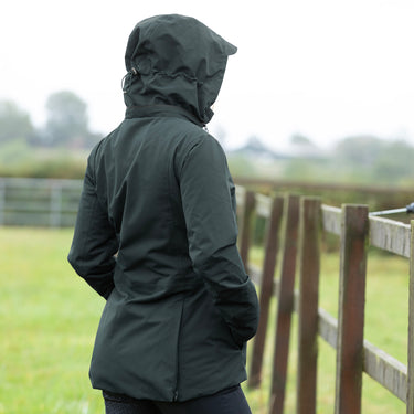 Equetech Green Ladies Imperial Deluxe Stretch Waterproof Hybrid Jacket