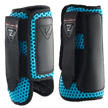 Buy the Equilibrium Azure Blue Tri-Zone Impact Sports Boots | Online for Equine