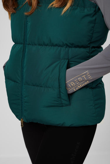 Buy LeMieux Spruce Kenza Puffer Gilet | Online for Equine