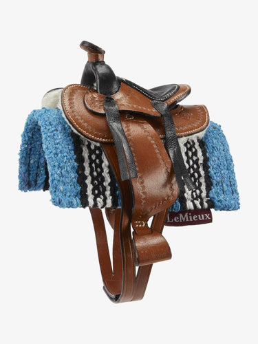 Buy the LeMieux Toy Pony Tan Western Saddle | Online for Equine