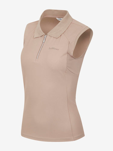 Buy the LeMieux Mink Sleeveless Sport Polo | Online for Equine