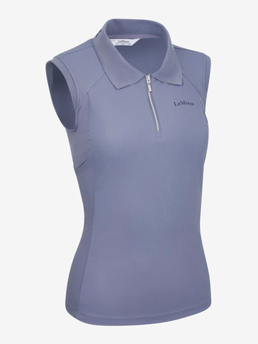 Buy LeMieux Jay Blue Sleeveless Sport Polo| Online for Equine