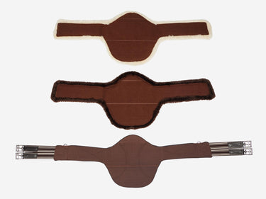 LeMieux Arika Simuwool Contoured Long Stud Girth Brown