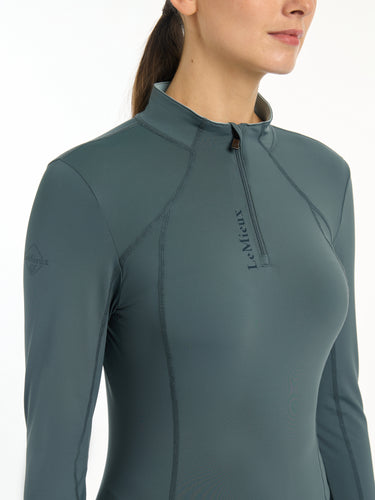 Buy the LeMieux Ladies Petrol Long Sleeve Base Layer | Online for Equine