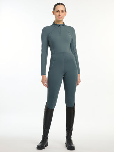 Buy the LeMieux Ladies Petrol Long Sleeve Base Layer | Online for Equine