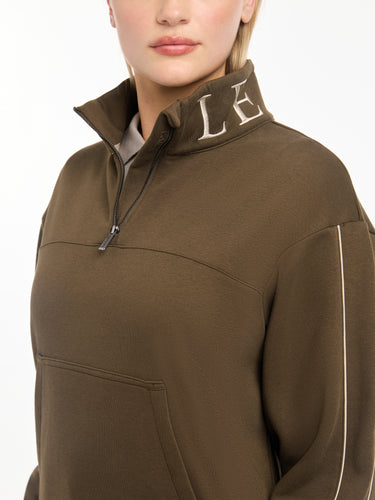 Buy the LeMieux Ladies Alpine Kali Quarter Zip Sweater | Online for Equine