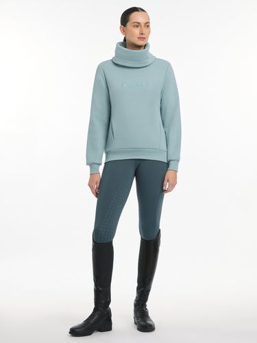 Buy the LeMieux Ladies Glacier Adele Funnel Neck Sweatshirt | Online for Equine