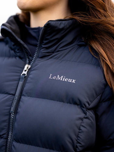 LeMieux Navy Harper Longline Puffer Coat