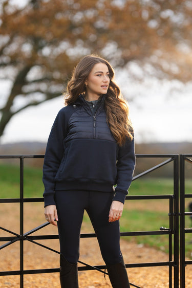 Buy LeMieux Navy Harley Hybrid Hoodie | Online for Equine