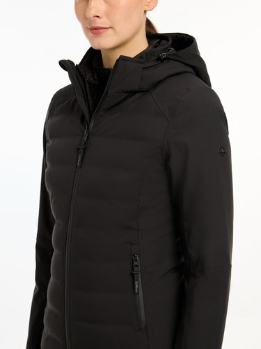 Buy LeMieux Black Brooke Hybrid Waterproof Jacket | Online for Equine