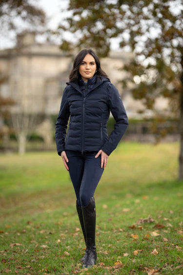 Buy LeMieux Navy Brooke Hybrid Waterproof Jacket | Online for Equine