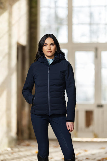 Buy LeMieux Navy Brooke Hybrid Waterproof Jacket | Online for Equine