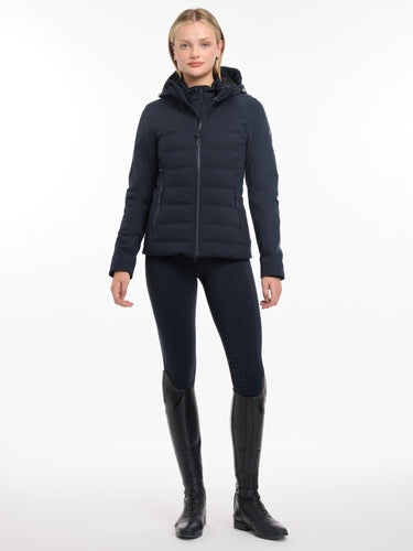 Buy LeMieux Navy Brooke Hybrid Waterproof Jacket | Online for Equine