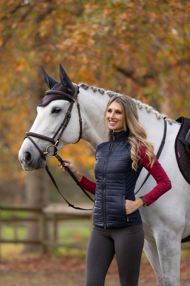 Buy the LeMieux Navy Juliette Gilet | Online for Equine