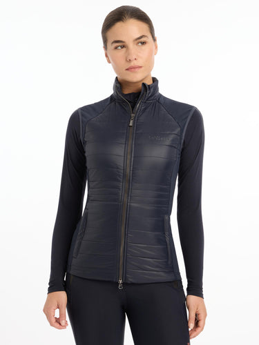 Buy the LeMieux Navy Juliette Gilet | Online for Equine