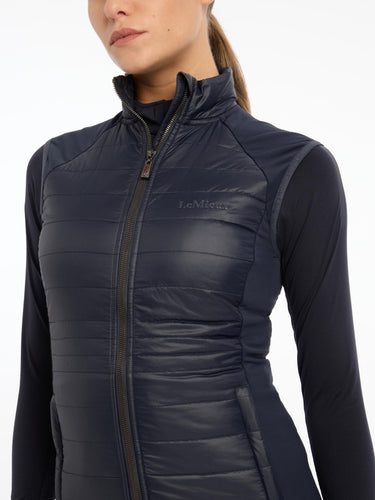 Buy the LeMieux Navy Juliette Gilet | Online for Equine