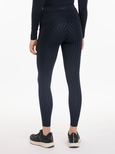 Buy the LeMieux Navy Naomi Pull On Full Seat Breeches | Online for Equine