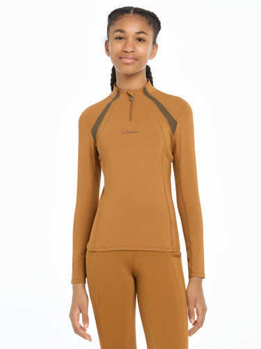 Buy the LeMieux Ginger Young Rider Mia Mesh Base Layer | Online for Equine