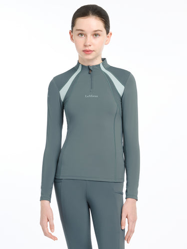 Buy the LeMieux Petrol Young Rider Mia Mesh Base Layer | Online for Equine