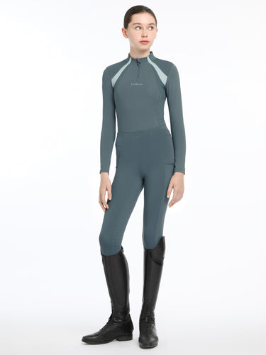 Buy the LeMieux Petrol Young Rider Mia Mesh Base Layer | Online for Equine