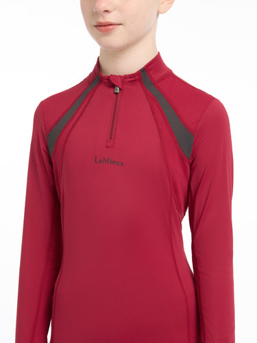 Buy the LeMieux Ember Young Rider Mia Mesh Base Layer | Online for Equine