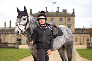 Buy the LeMieux Cinder Hollie Fleece Lined Hoodie | Online For Equine 