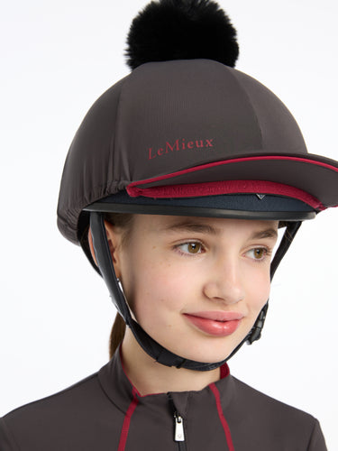 Buy the LeMieux Cinder Hat Silk | Online for Equine