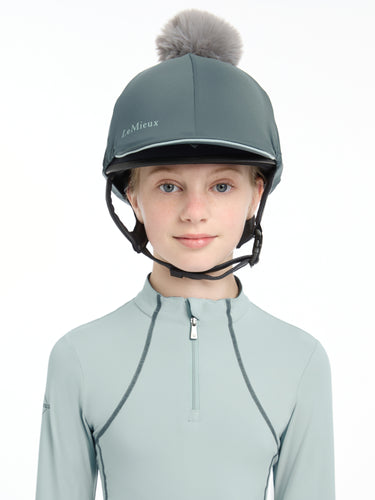 Buy the LeMieux Petrol Hat Silk | Online for Equine