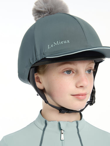 Buy the LeMieux Petrol Hat Silk | Online for Equine