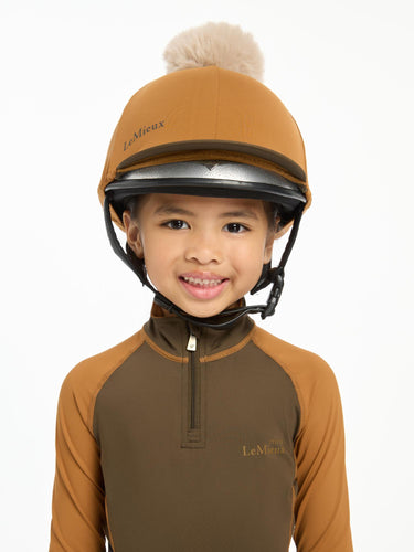 Buy the LeMieux Ginger Pom Hat Silk | Online for Equine