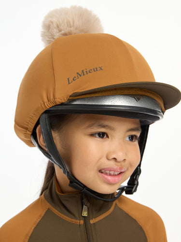 Buy the LeMieux Ginger Pom Hat Silk | Online for Equine