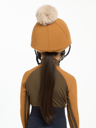 Buy the LeMieux Ginger Pom Hat Silk | Online for Equine